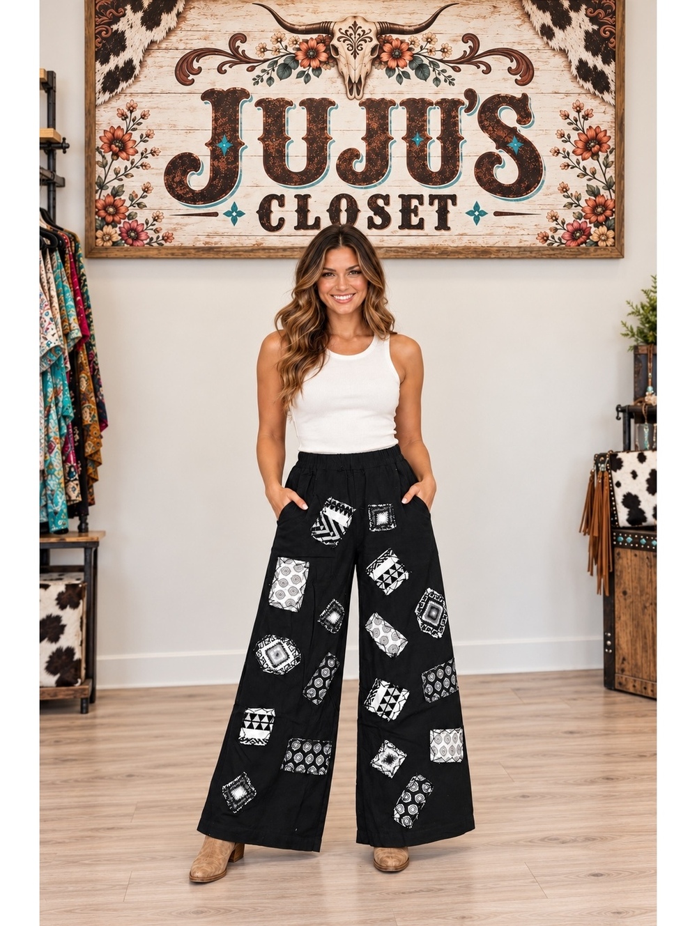 NEW Jaded Gypsy “The Pieces Fit” Pants – Size S/M